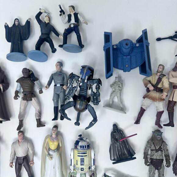 Vintage Star Wars Figurines Lot 90s Kenner Hasbro Collectible Toys Action Figure - Picture 5 of 16